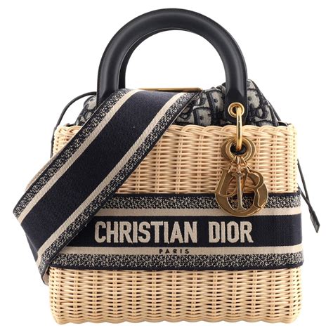 lady dior wicker|medium lady dior purses.